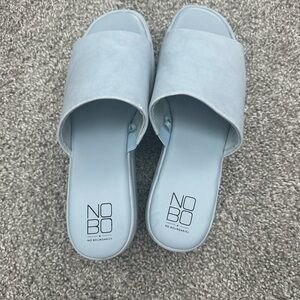 No boundaries platform sandal size 8